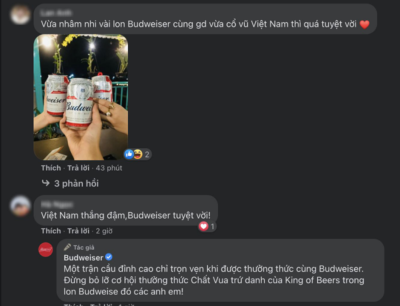 Budweiser nói là làm: tặng 1.000.000 lon bia “khao” cổ động viên mừng kỳ tích Việt Nam lần đầu lọt vòng loại cuối World Cup 2022