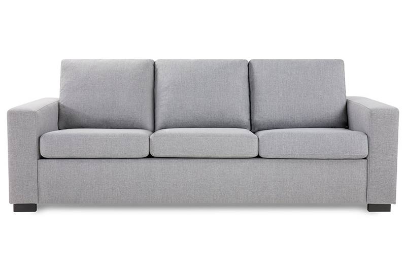 Ghế sofa góc phòng khách màu xám nhạt cực xinh