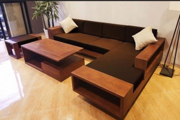 Cách chọn và trang trí ghế sofa góc L bằng gỗ đẹp nhất?